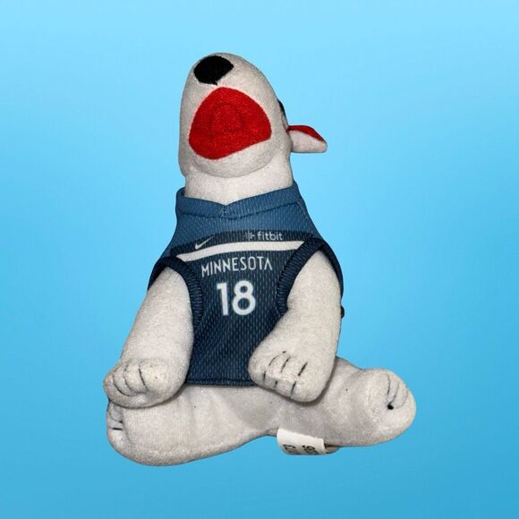 2018 Target Bullseye Dog MN Timberwolves #18 Basketball Plush Stuffed #5559/7000 - Picture 4 of 7